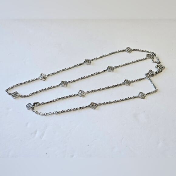 Kendra Scott 40 inch Logo Station Necklace - Picture 1 of 9